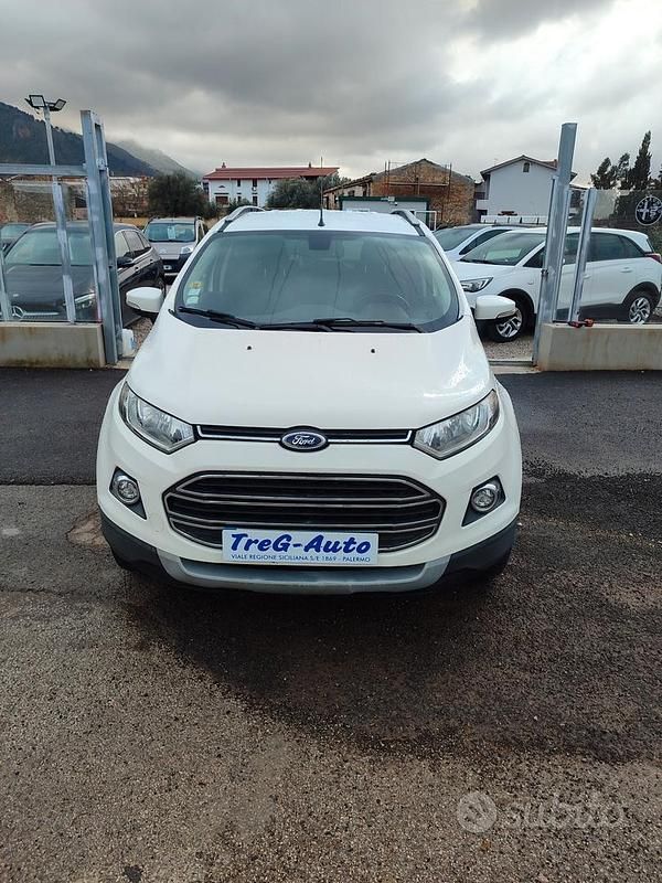 Usata Ford Ecosport Titanium S 125 CV (91 kW) 2017 Bianco SUV