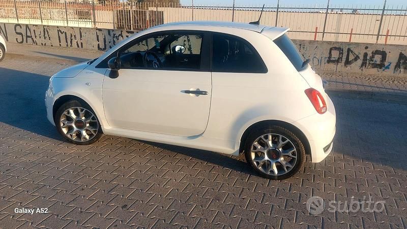 Usata Fiat 500 S 69 CV (50 kW) 2018 Bianco Utilitaria