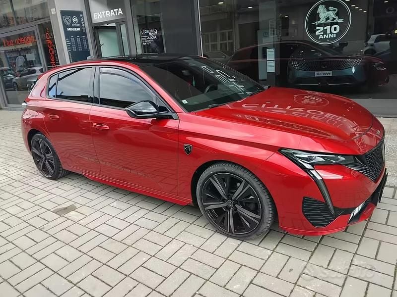 Usata Peugeot 308 GT 131 CV (96 kW) 2022 Rosso Berlina