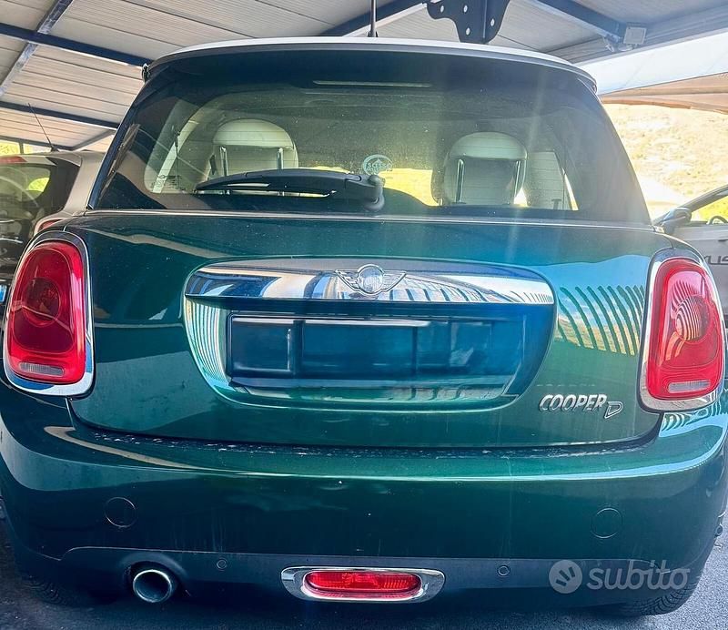 Usata Mini Cooper Coupé 116 CV (85 kW) 2014 Verde Coupé