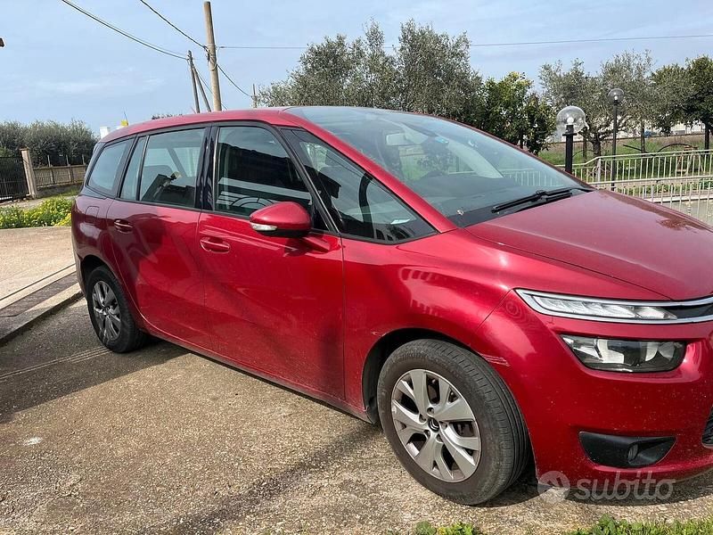 Usata Citroën Grand C4 Picasso Seduction 119 CV (87 kW) 2016 Rosso Monovolume