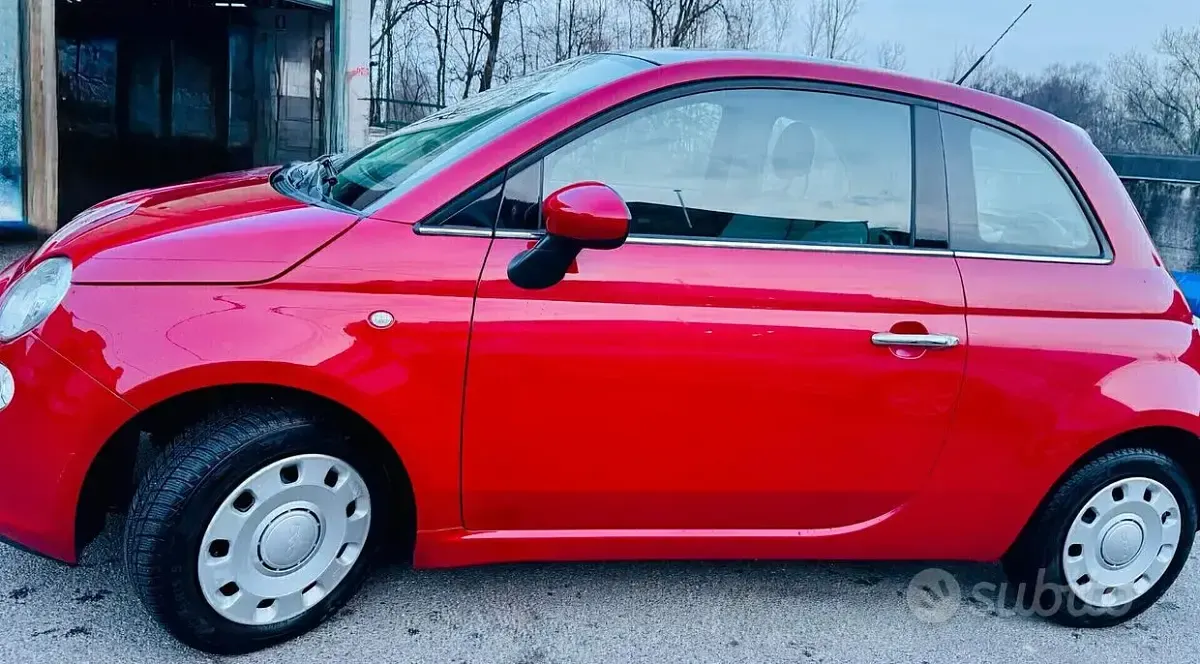 Usata Fiat 500 69 CV (50 kW) 2010 Rosso Berlina
