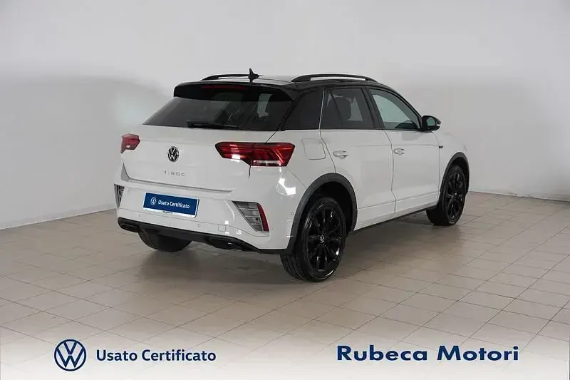 Usata VW T-Roc R-line 110 CV (80 kW) 2022 Bianco SUV