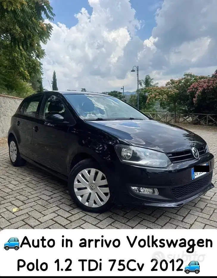 Usata VW Polo 75 CV (55 kW) 2012 Nero Utilitaria