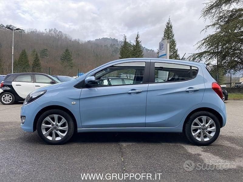 Usata Opel Karl Cosmo 75 CV (55 kW) 2016 Blu Utilitaria