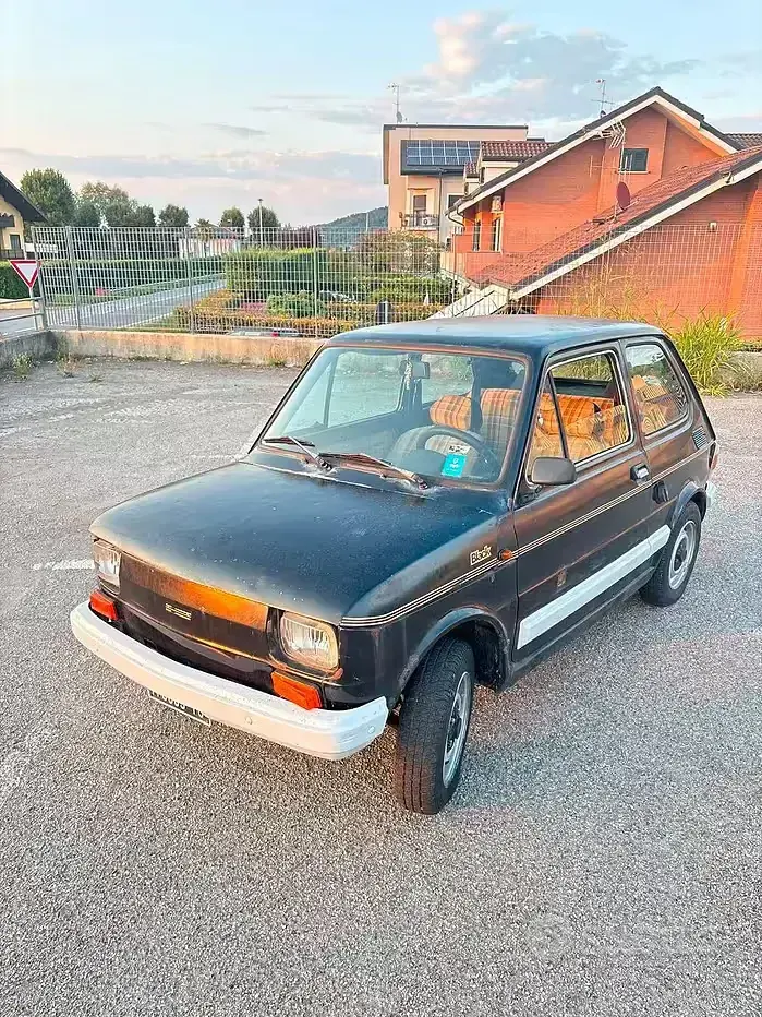 Usata Fiat 126 1970 Nero Utilitaria