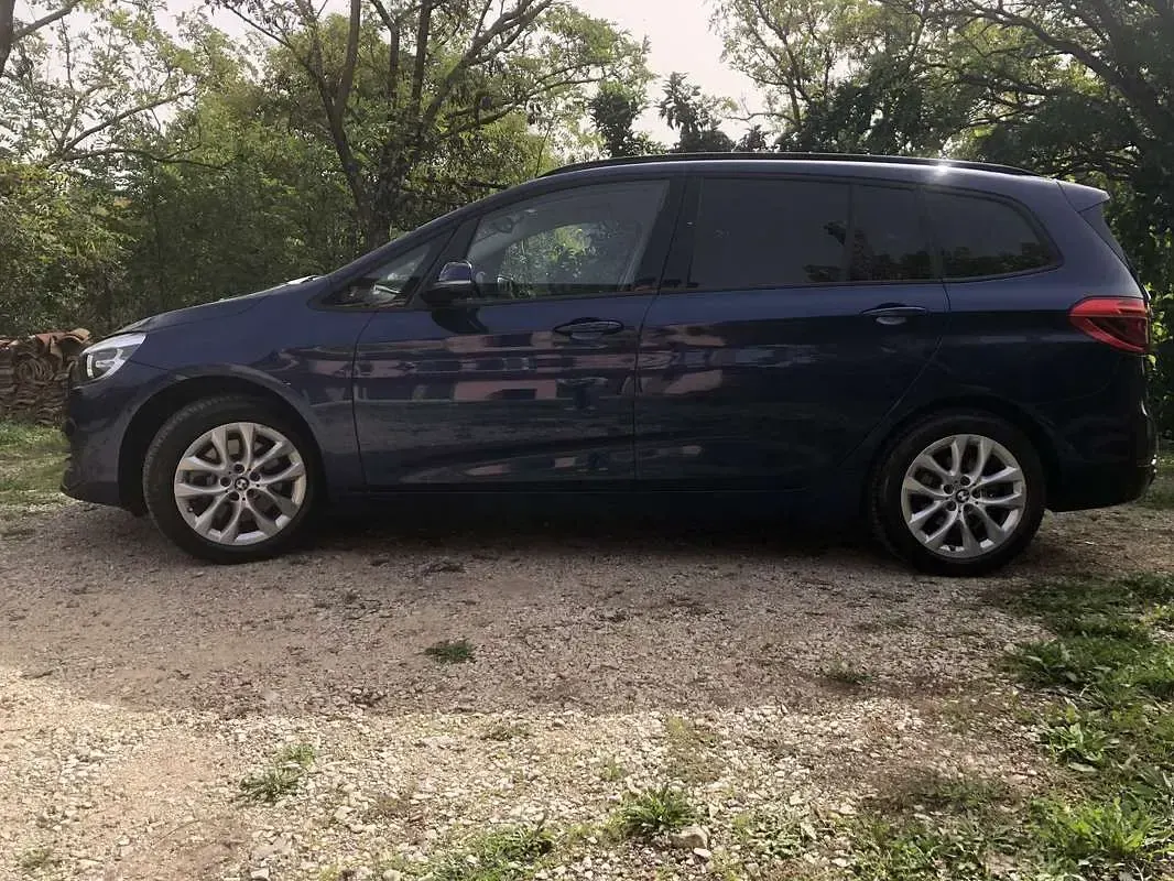 Usata BMW 218 Gran Tourer Advantage 150 CV (110 kW) 2019 Blu/azzurro Monovolume