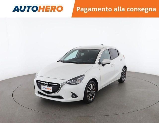 Bianco Usata 2016 Mazda 2 Exceed Tre volumi | 9899 € (Buon prezzo) - Immagine 1/4