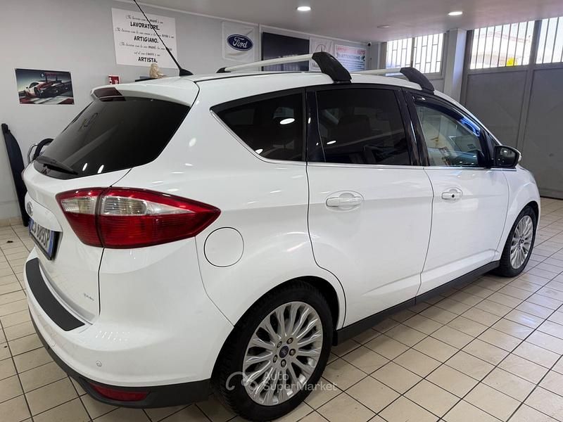 Usata Ford C-MAX Titanium 116 CV (85 kW) 2013 Bianco Monovolume