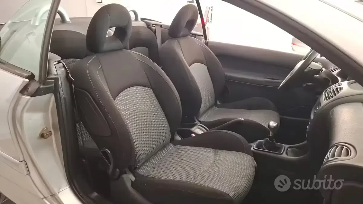 Usata Peugeot 206 CC 109 CV (80 kW) 2007 Grigio Cabrio