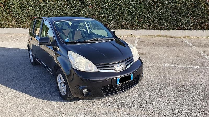 Usata Nissan Note Acenta 88 CV (64 kW) 2009 Nero Monovolume