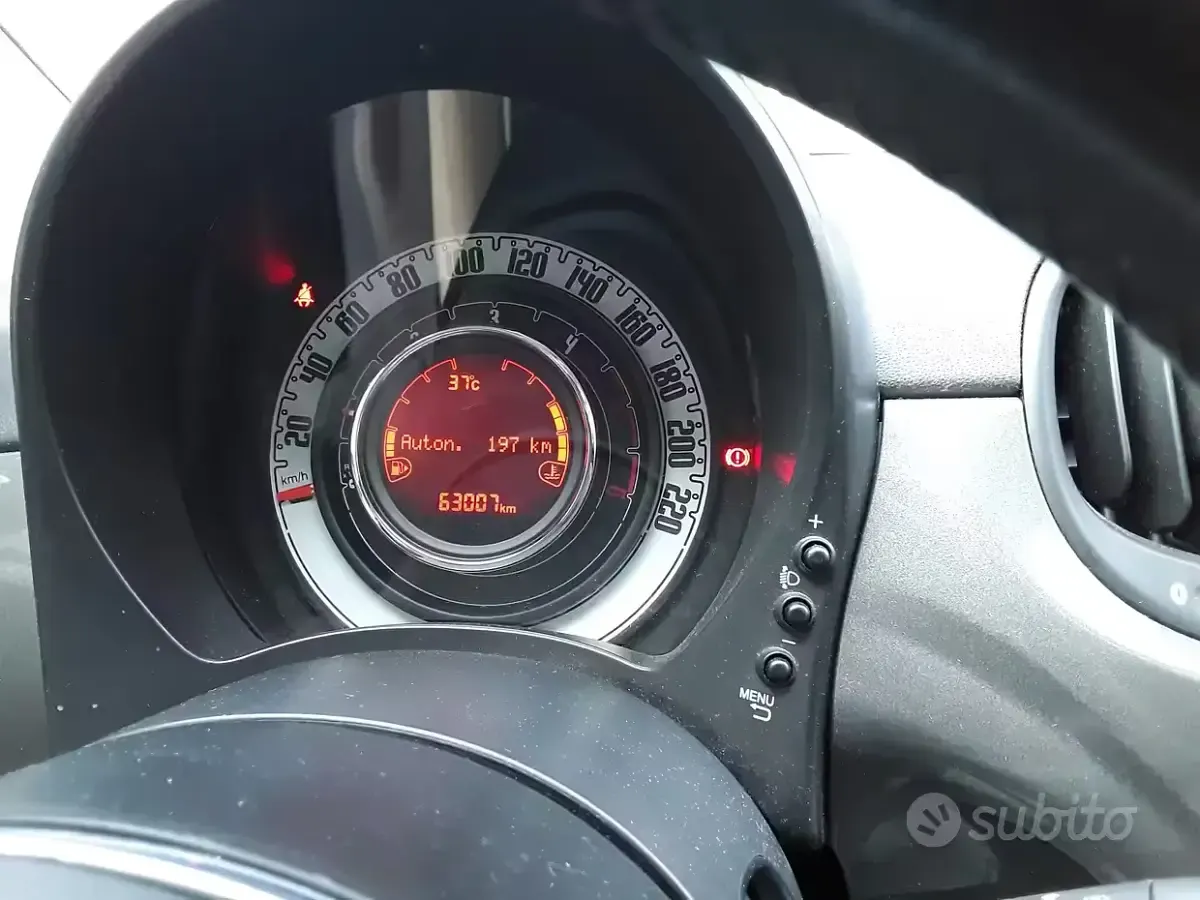 Usata Fiat 500 Lounge 95 CV (69 kW) 2017 Grigio Berlina