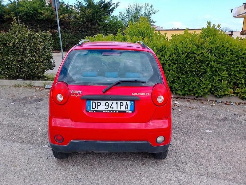 Usata Chevrolet Matiz 52 CV (38 kW) 2007 Rosso Utilitaria