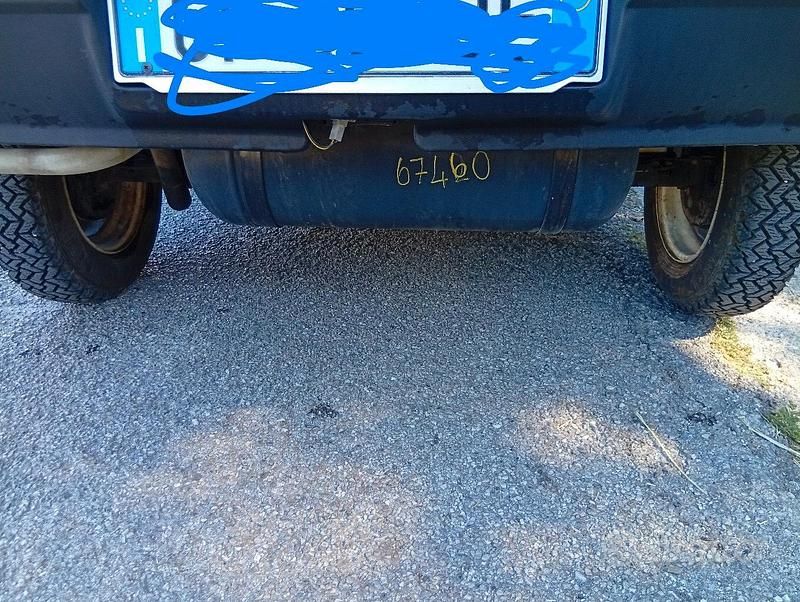 Usado Fiat Panda 4x4 50 CV (36 kW) 1992 Azul Utilitario