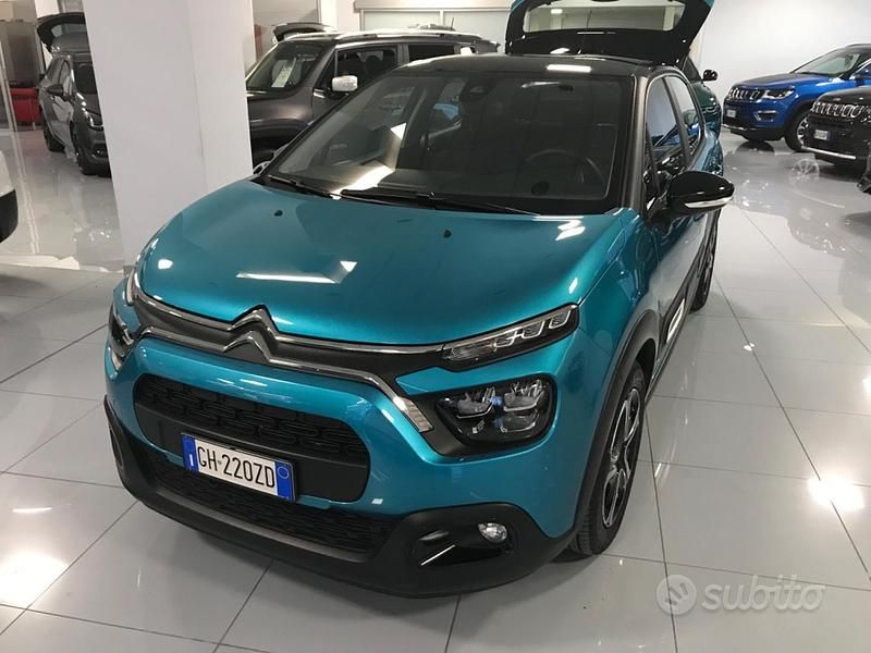 Verde Usata 2022 Citroën C3 PureTech Tre volumi | 12.900 € (Buon prezzo) - Immagine 1/4