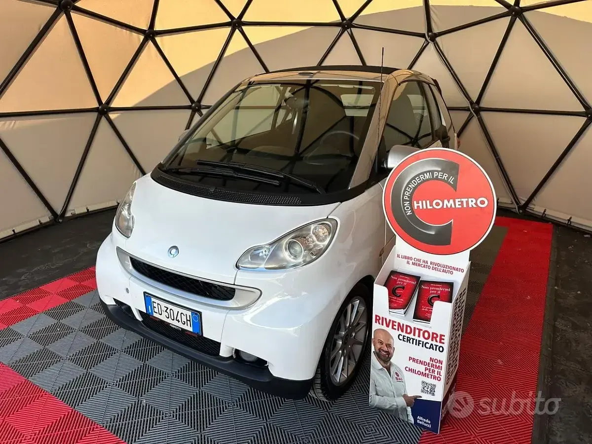 Usata Smart ForTwo Cabrio Passion 71 CV (52 kW) 2010 Bianco Cabrio