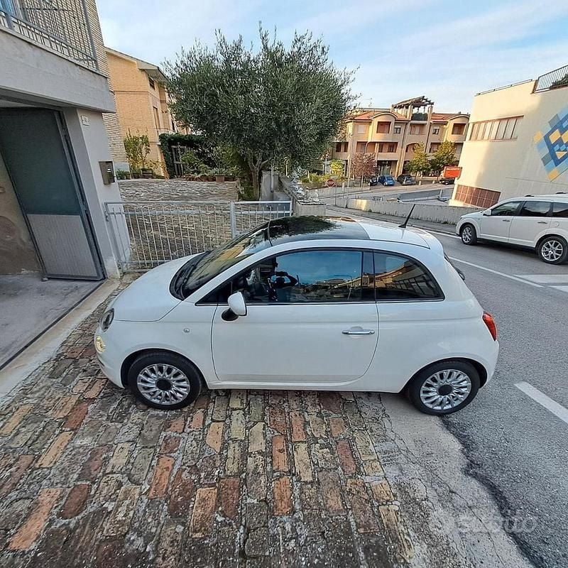 Usata Fiat 500 Lounge 95 CV (69 kW) 2018 Bianco Utilitaria