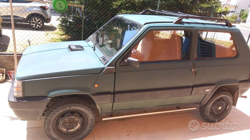 Usata Fiat Panda 4x4 50 CV (36 kW) 1992 Verde Utilitaria