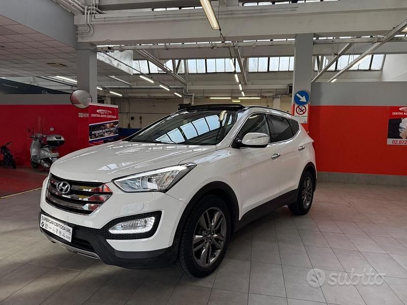 Bianco Usata 2014 Hyundai Santa Fe Sport SUV | 8900 € (Buon prezzo) - Immagine 1/4