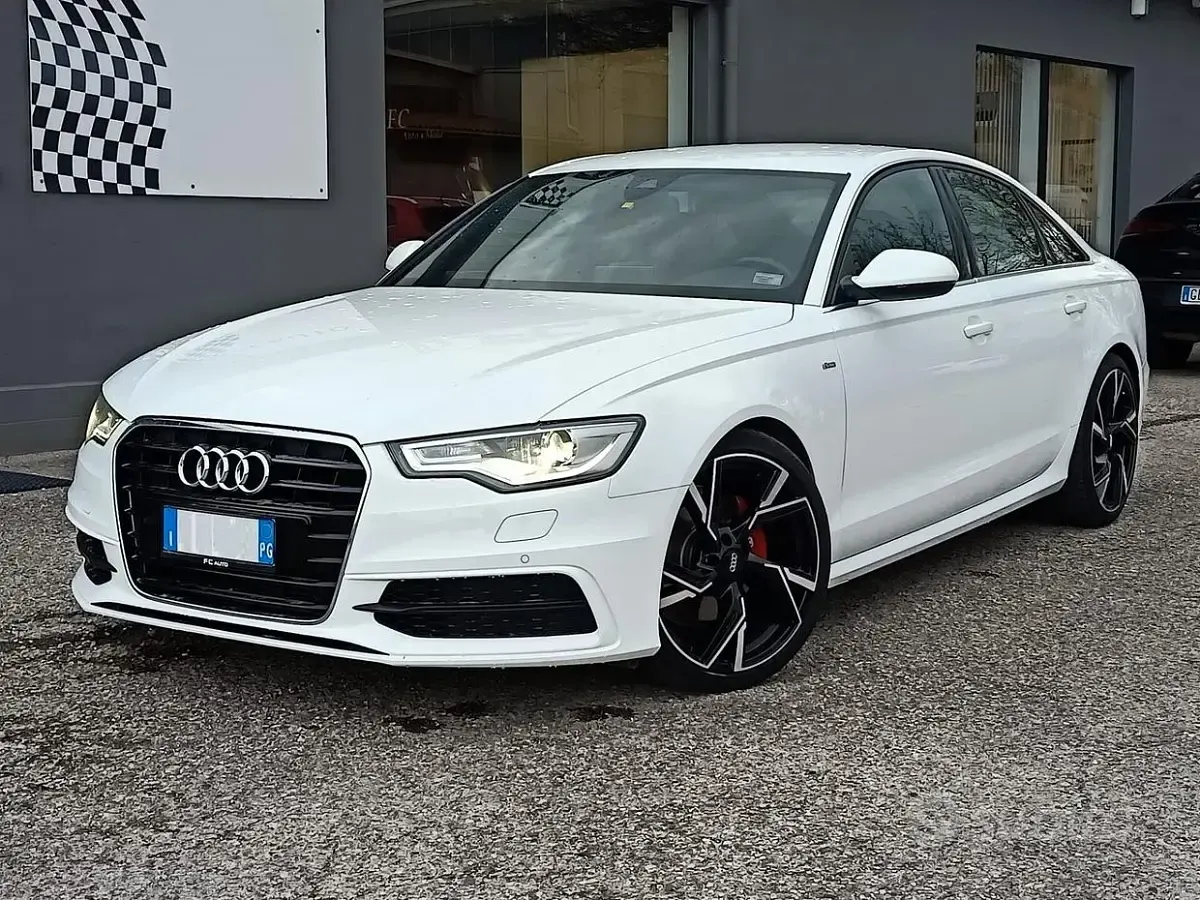 Usata Audi A6 S-Line 177 CV (130 kW) 2012 Bianco Berlina