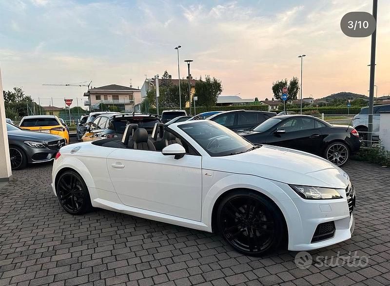 Usata Audi TT Roadster S-Line 2015 Bianco Cabrio