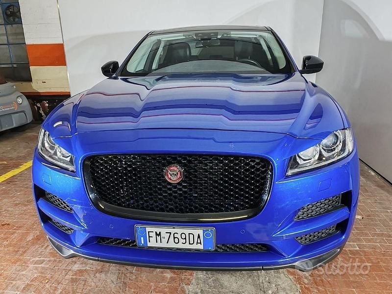 Occasion Jaguar F-Pace Portfolio 241 ch (177 kW) 2017 Bleue SUV