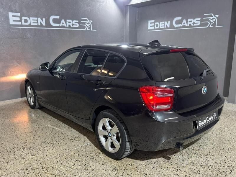 Usata BMW 118 Sport Line 143 CV (105 kW) 2013 Nero Utilitaria