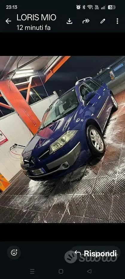 Usata Renault Mégane GrandTour 106 CV (77 kW) 2009 Blu Station wagon