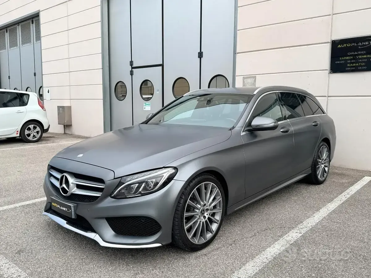 Usata Mercedes C250 Premium 204 CV (150 kW) 2017 Grigio Station wagon