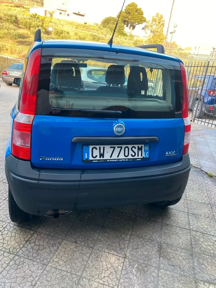 Brugt Fiat Panda Emotion 69 HK (50 kW) 2005 Blå Hatchback
