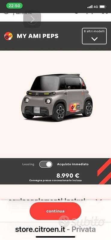 Marrone Usata 2025 Citroën AMI Utilitaria | 7900 € - Immagine 1/4