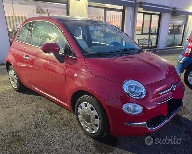 Usata Fiat 500 Lounge 60 CV (44 kW) 2018 Rosso Berlina