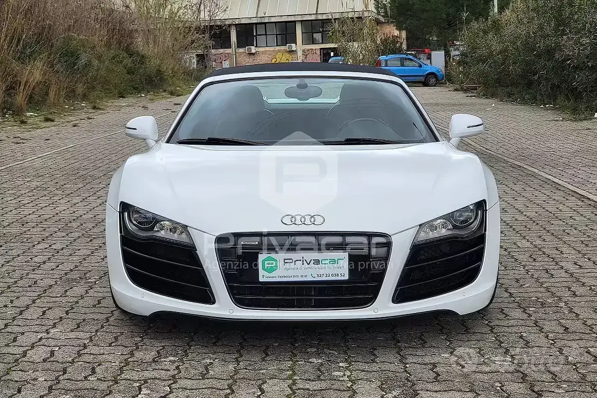 Usata Audi R8 Spyder 525 CV (386 kW) 2012 Bianco Cabrio