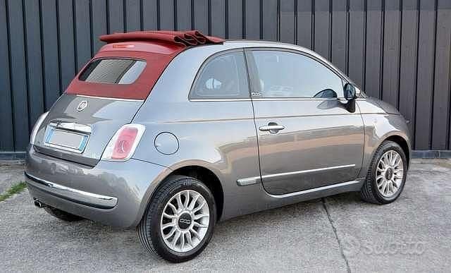 Usata Fiat 500C Lounge 95 CV (69 kW) 2012 Grigio Cabrio