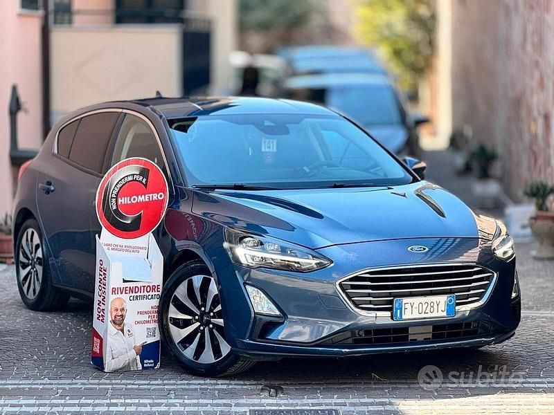 Usata Ford Focus Vignale 150 CV (110 kW) 2019 Blu Berlina