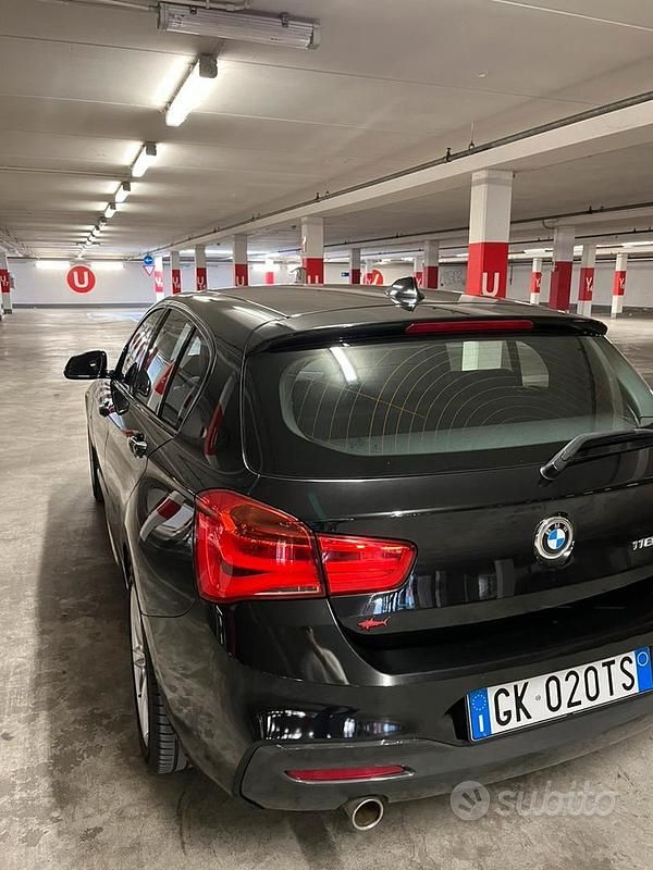 Usata BMW 118 M Sport 136 CV (100 kW) 2018 Nero Utilitaria