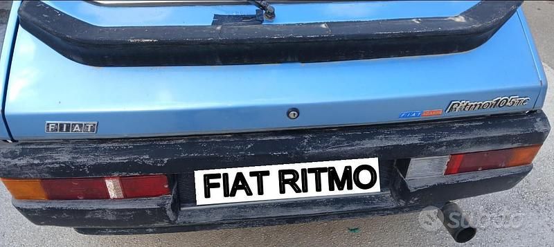Usata Fiat Ritmo 1981 Blu Berlina
