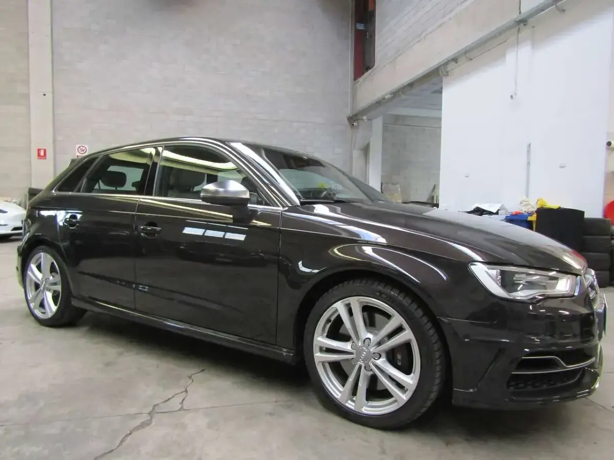 Usata Audi S3 Ambiente 300 CV (220 kW) 2016 Beluga brown metallic Berlina