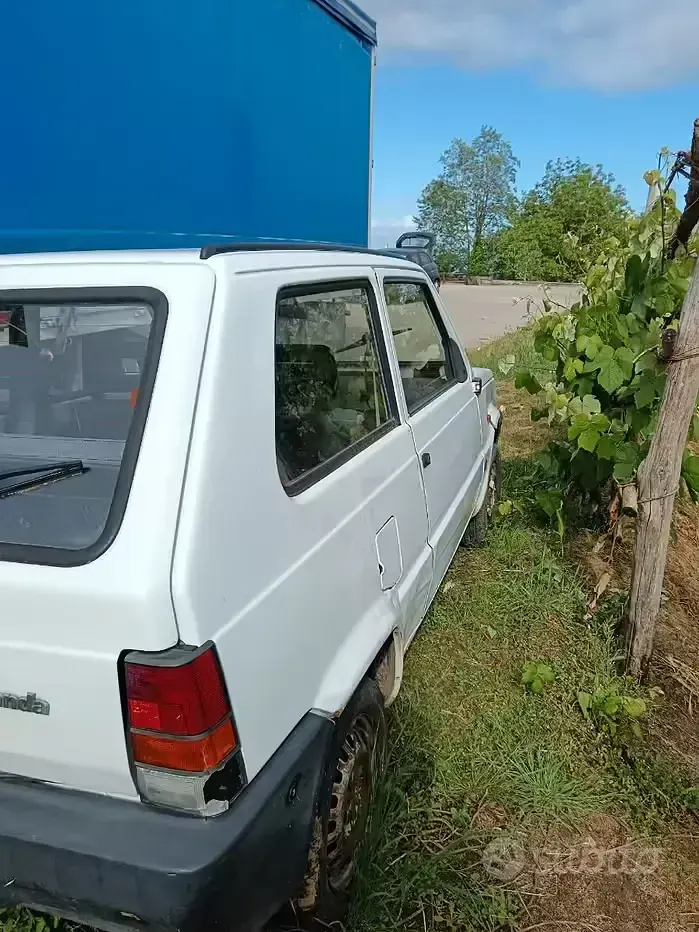Usata Fiat Panda 54 CV (39 kW) 2002 Bianco Utilitaria