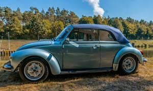 Usata VW Käfer 50 CV (36 kW) 1973 Blu Cabrio