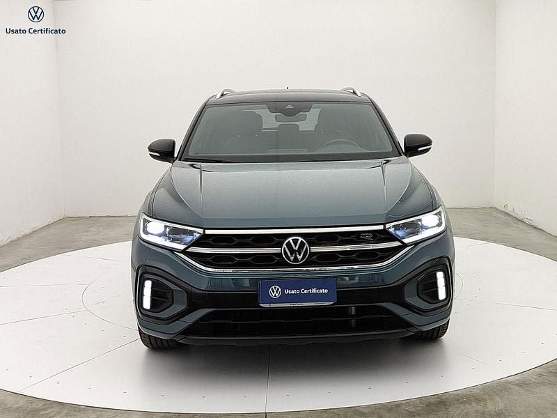 Usata VW T-Roc R-line 110 CV (80 kW) 2023 Verde SUV
