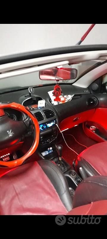 Usata Peugeot 206 2005 Nero Cabrio