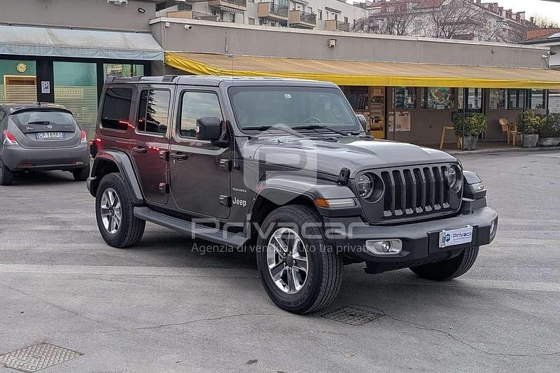 Usata Jeep Wrangler Unlimited Sahara 200 CV (147 kW) 2018 Grigio SUV