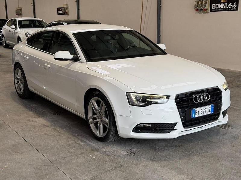 Usata Audi A5 149 CV (109 kW) 2015 Bianco Coupé