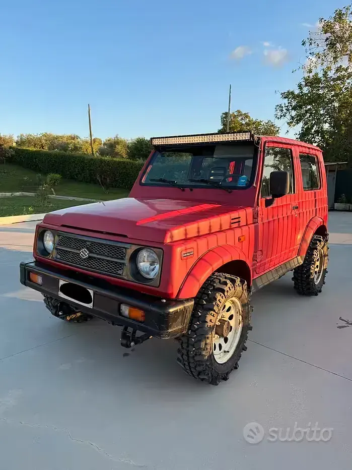 Usata Suzuki Samurai 69 CV (50 kW) 1997 Rosso SUV
