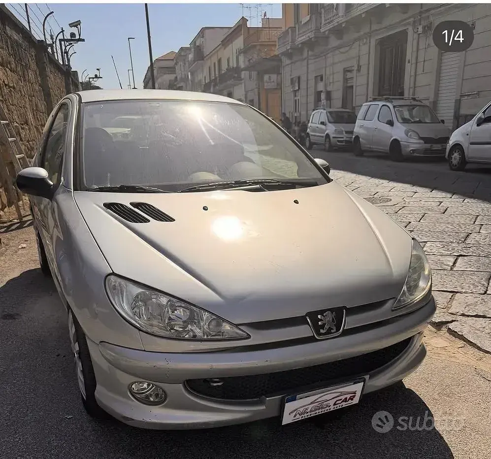 Usata Peugeot 206 88 CV (64 kW) 2006 Grigio Berlina