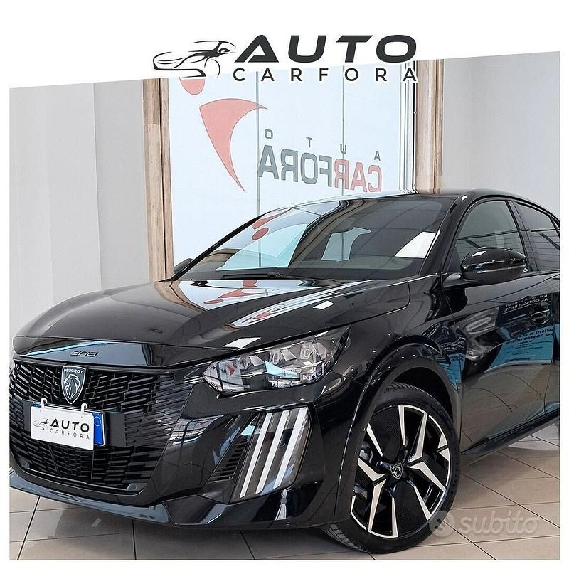 Usata Peugeot 208 GT 101 CV (74 kW) 2024 Nero Utilitaria