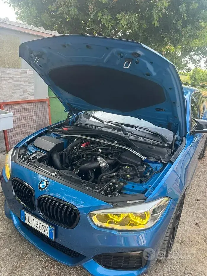 Usata BMW 125 M Performance 224 CV (164 kW) 2017 Blu Utilitaria
