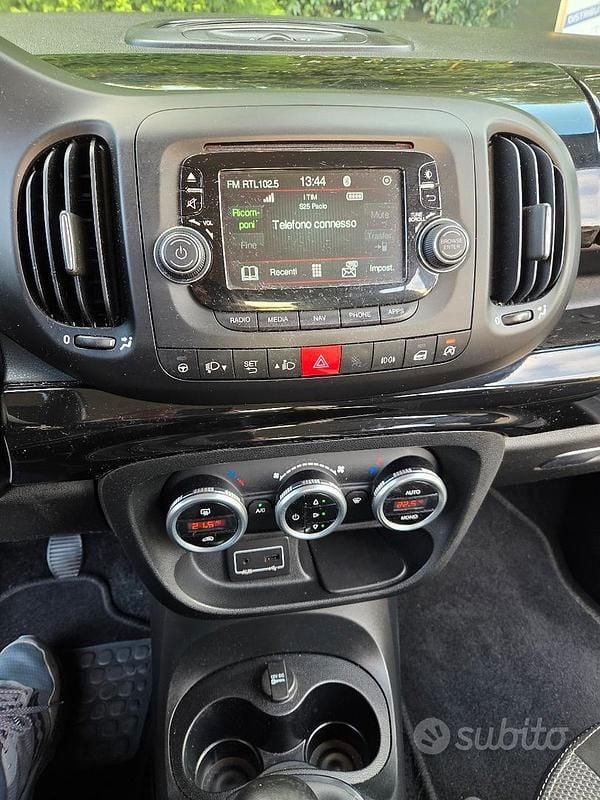 Usata Fiat 500L Trekking 120 CV (88 kW) 2017 Grigio Monovolume