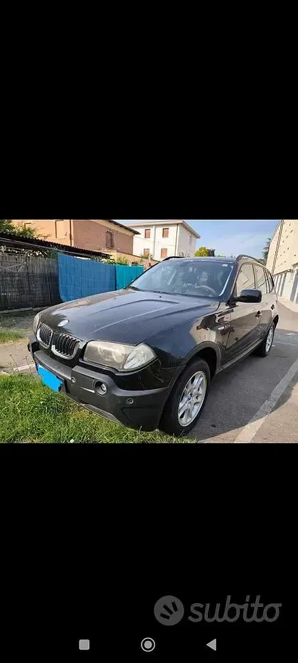 Usata BMW X3 150 CV (110 kW) 2005 Nero SUV